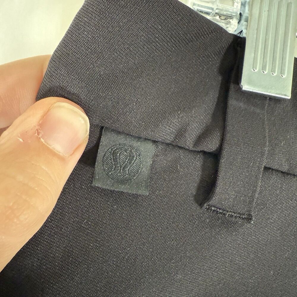 Lululemon Pants Men's 31 Solid Black Pockets Zip Pocket Button Zip Active - Picture 9 of 11